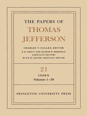 cover image of The Papers of Thomas Jefferson, Volume 21